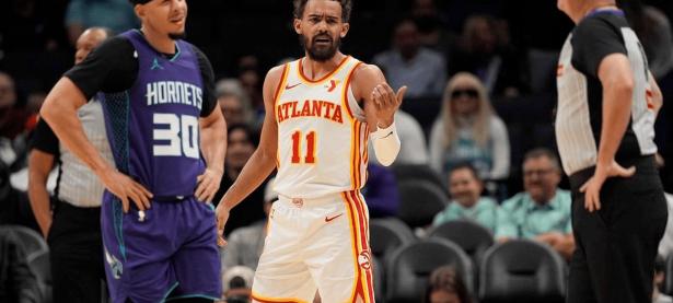 米兰体育登录-包含老鹰大胜骑士，特雷-杨砍下生涯首枚三双的词条