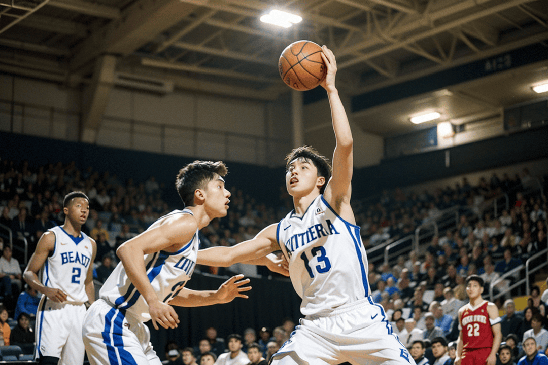 篮球赛场举行较量,球员战术精湛 篮球赛场举行较量,球员战术精湛